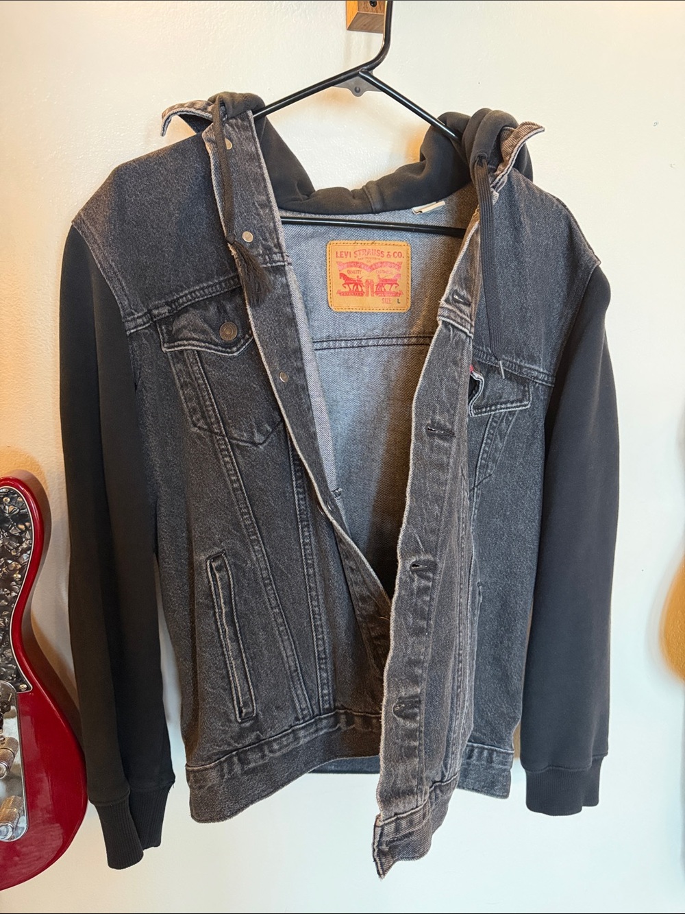 Levi’s hooded denim jacket